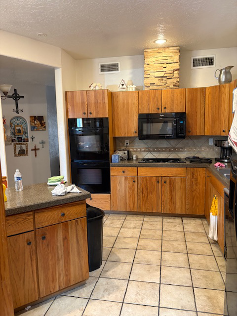 Kitchen before cleaning second angle
